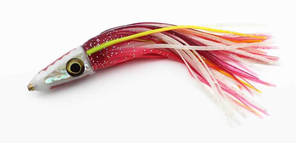 Custom 9 Squid Bullet with Shell and Pakula Skirt Combo – BFD Big Game  Lures