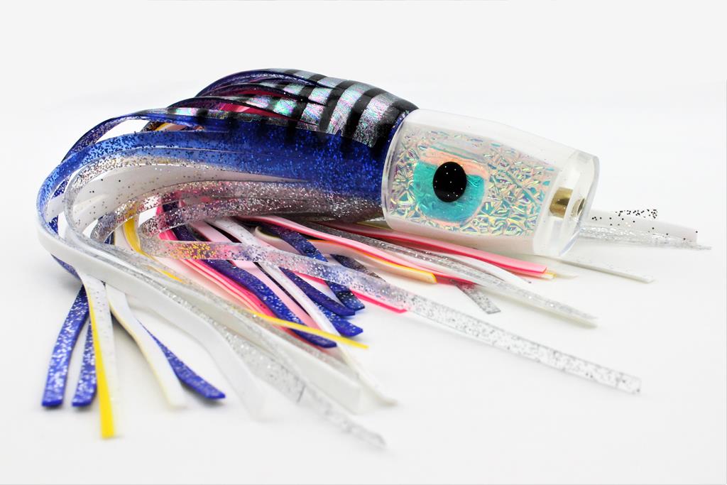 Bright Purple Vixen w/ High Contrast Skipjack Combo – BFD Big Game Lures