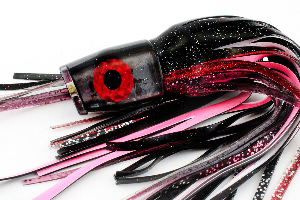 Jet Black Vixen w/ Black Purple & Pink Contrast