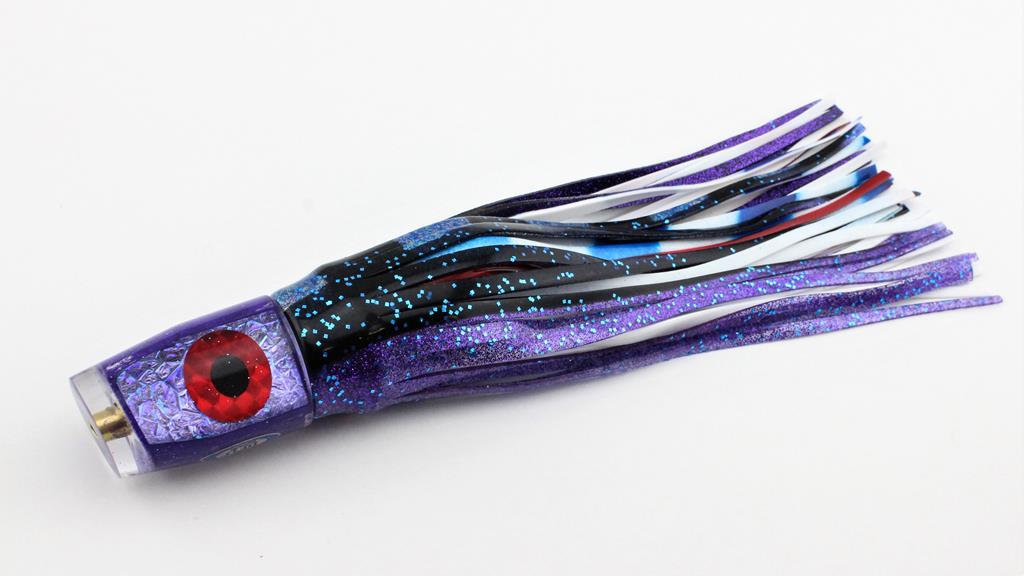 Bright Purple Vixen w/ High Contrast Skipjack Combo – BFD Big Game Lures
