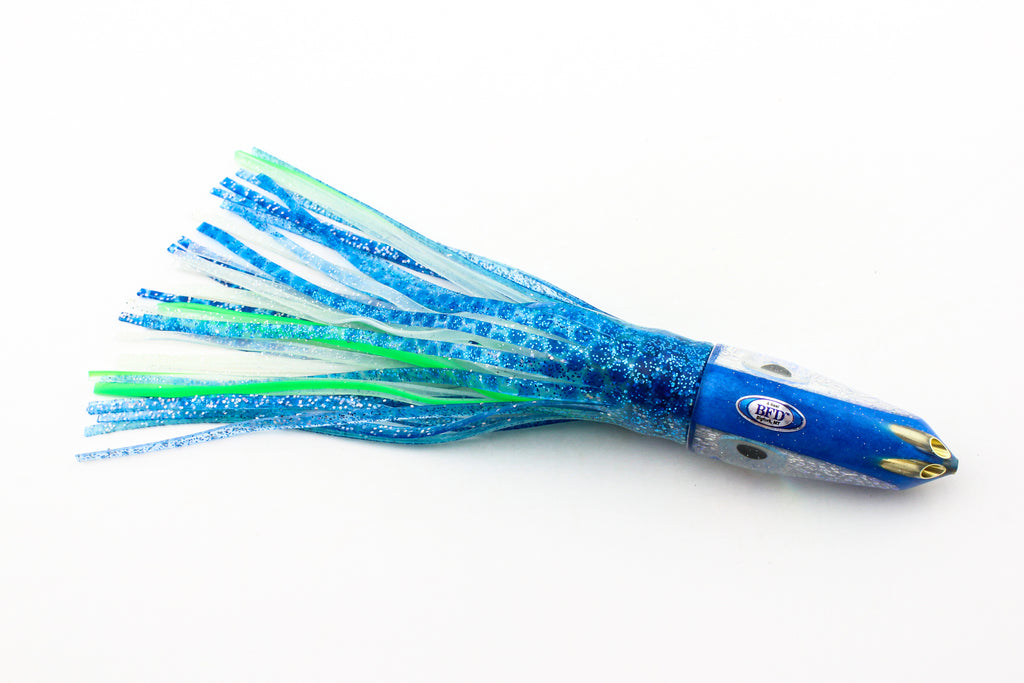 Blue Jezebel (9 Jetted Bullet) in Mahi Blue Combo – BFD Big Game