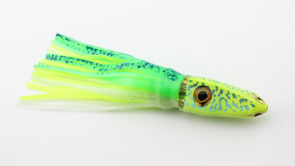 Bright Yellow Jezebel (9 Jetted Bullet) in Banana Man – BFD Big Game Lures